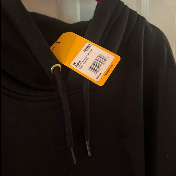 CARHARTT MALE BLACK HOODIE. - Picture 5 of 5